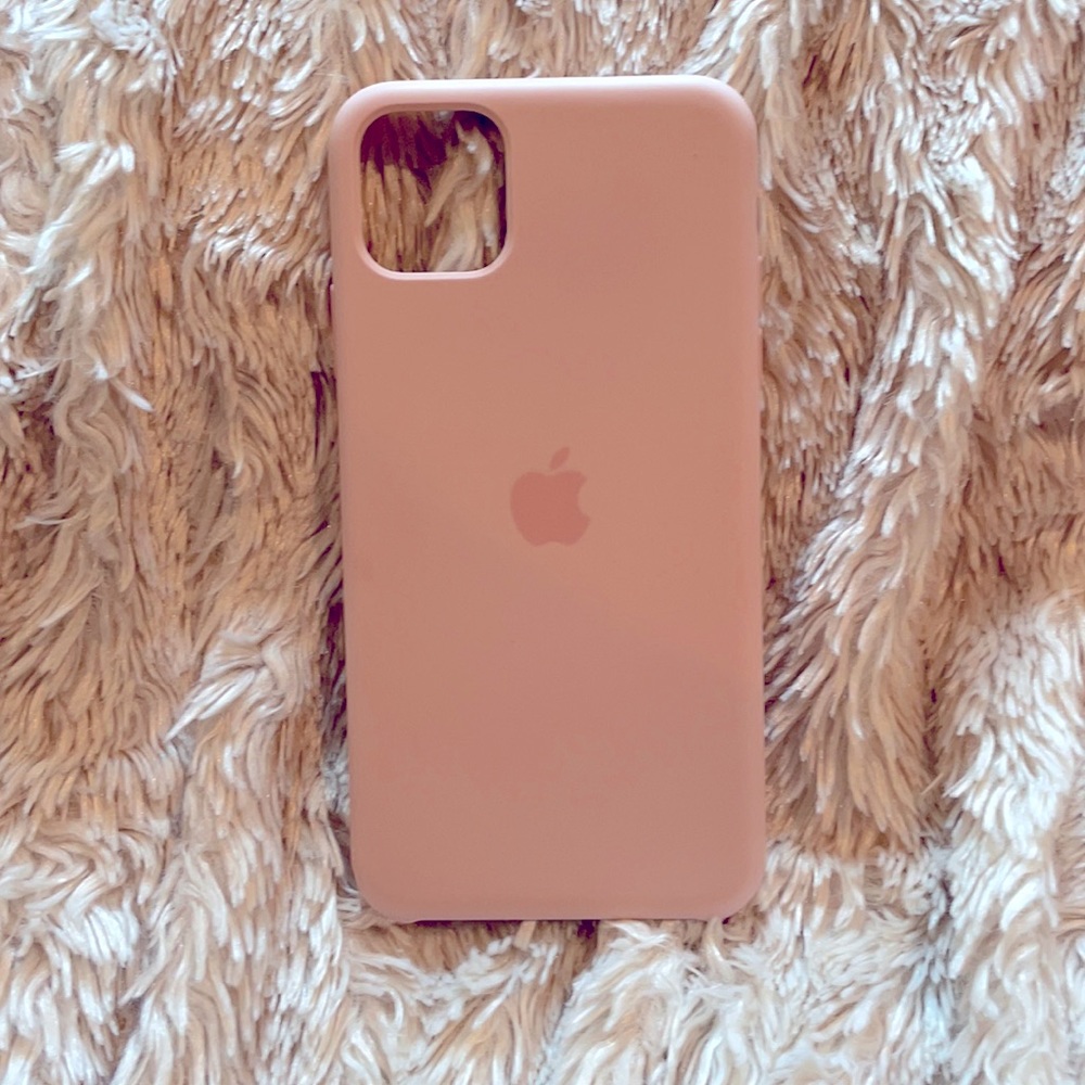 Apple iPhone 11 Pro Max Rose Pink Silicone Case